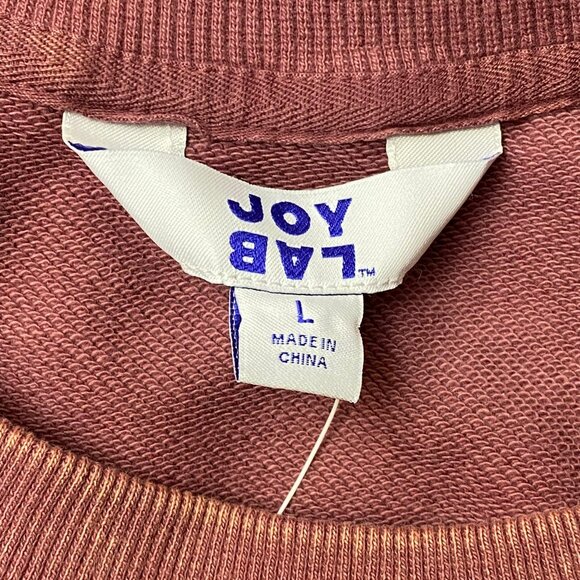 Women's Dark Red Long Sleeve Sweater - L - Picture 3 of 3